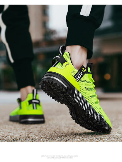 Nouveaux hommes chaussures de course respirant chaussures de sport de plein air baskets légères pour hommes chaussures d'entraînement athlétiques confortables