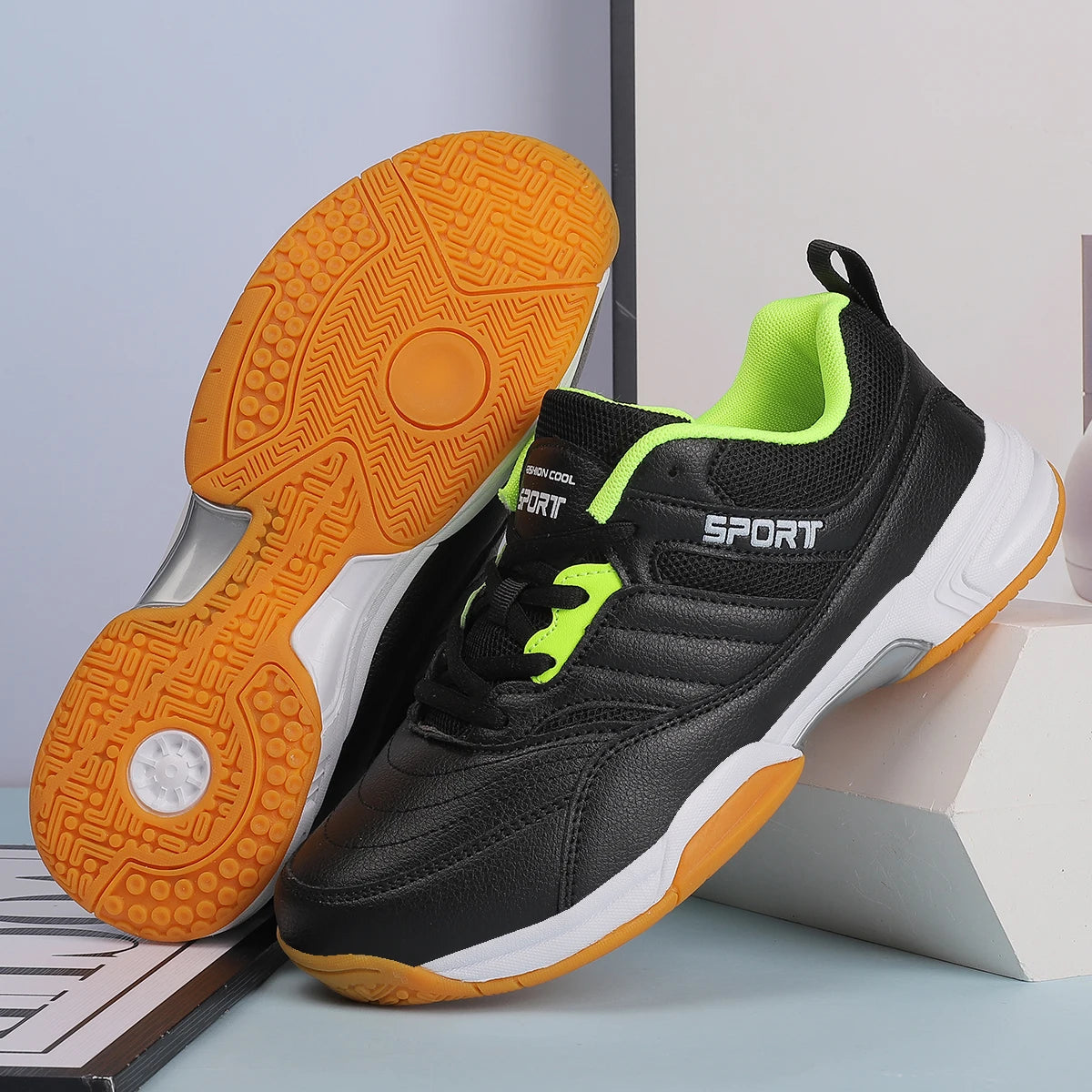 Badmintono batai, vyriški sportiniai batai, neslystantys, kvėpuojantys, lengvi sportiniai batai, varžybų ir treniruočių batai, stalo teniso batai, teniso batai