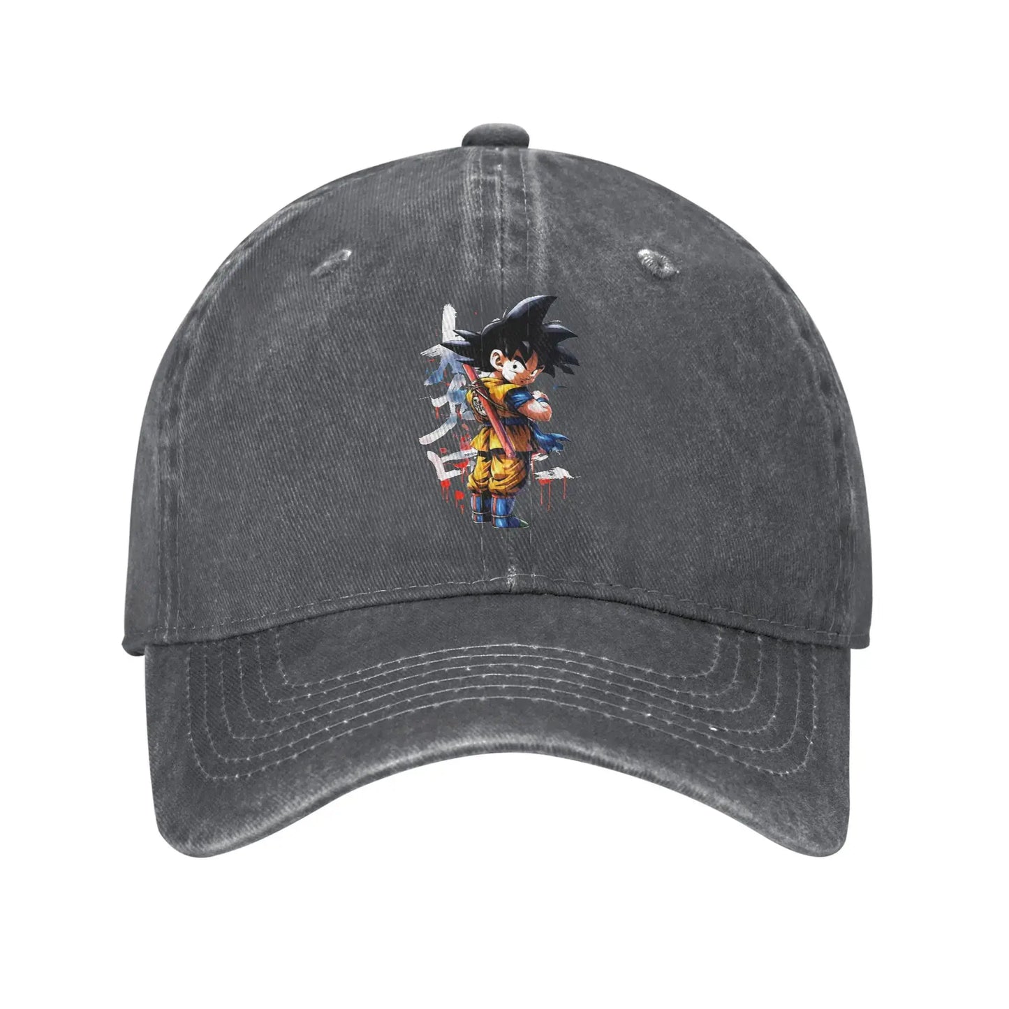 Dragon Ball Kakarot Goku Baseball Caps Vintage Distressed Denim Sun Cap Men Women Outdoor Workouts Unstructured Soft Caps Hat, produit gaming premium Fraquane
