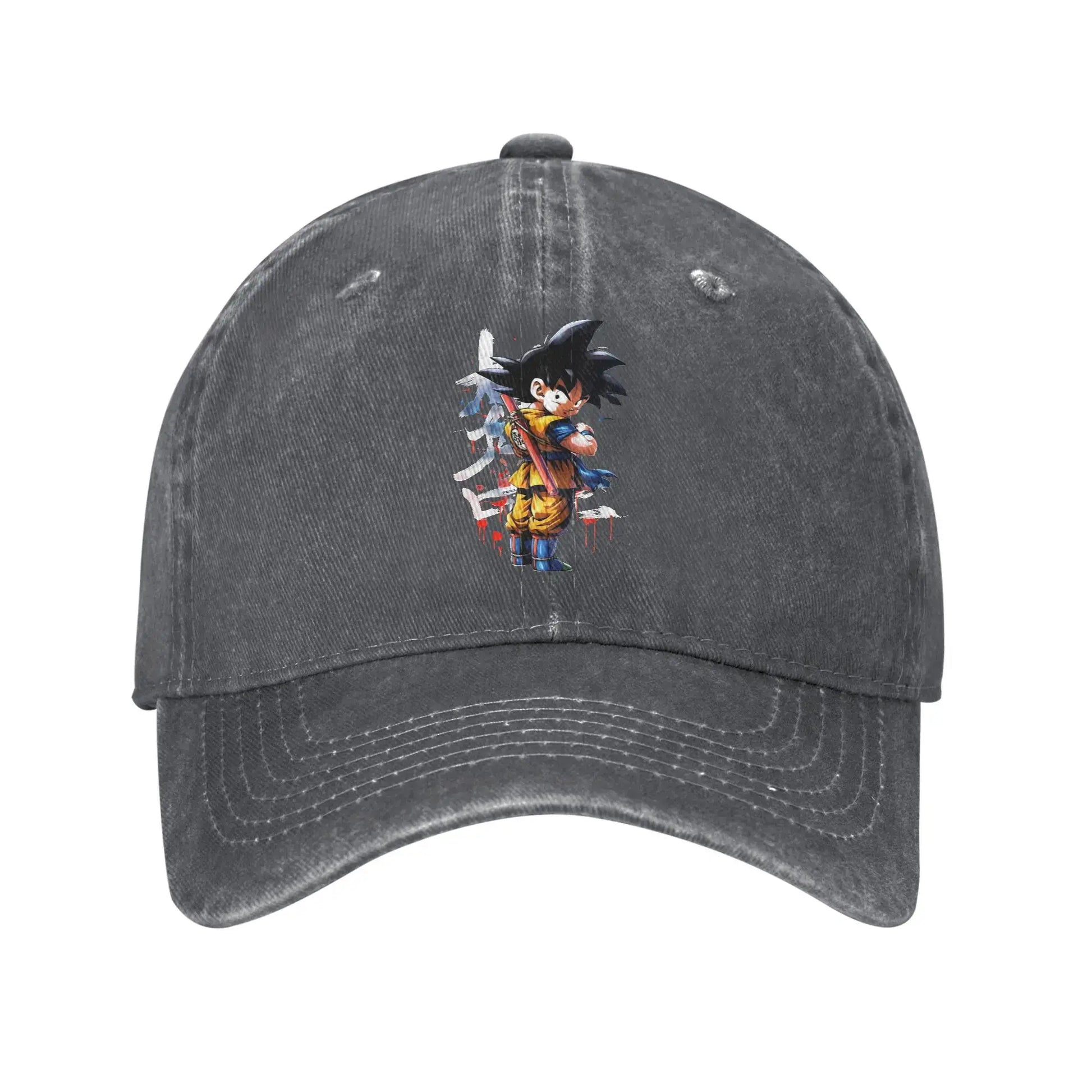 Dragon Ball Kakarot Goku Baseball Caps Vintage Distressed Denim Sun Cap Men Women Outdoor Workouts Unstructured Soft Caps Hat, produit gaming premium Fraquane