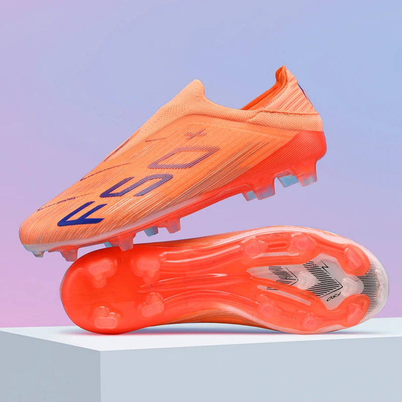 New Men’s Soccer Shoes Outdoor Anti-Slip Youth Sports Shoes Ultralight Turf Comfortable Football Boots