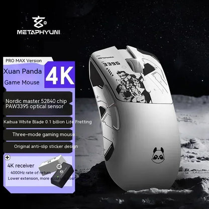 Metaphyuni Metapanda P1 Wireless Mouse P1 Pro Max Paw3395 Low Latency Lightweight E-Sports Gaming Mouse Ergonomics PC Gamer Gift