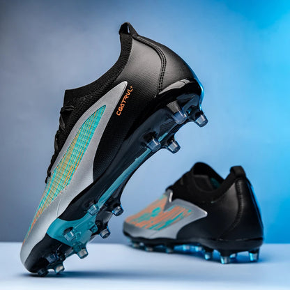 Botas de fútbol para hombre: botas de fútbol ligeras y transpirables, zapatillas de entrenamiento antideslizantes, zapatillas deportivas para actividades al aire libre