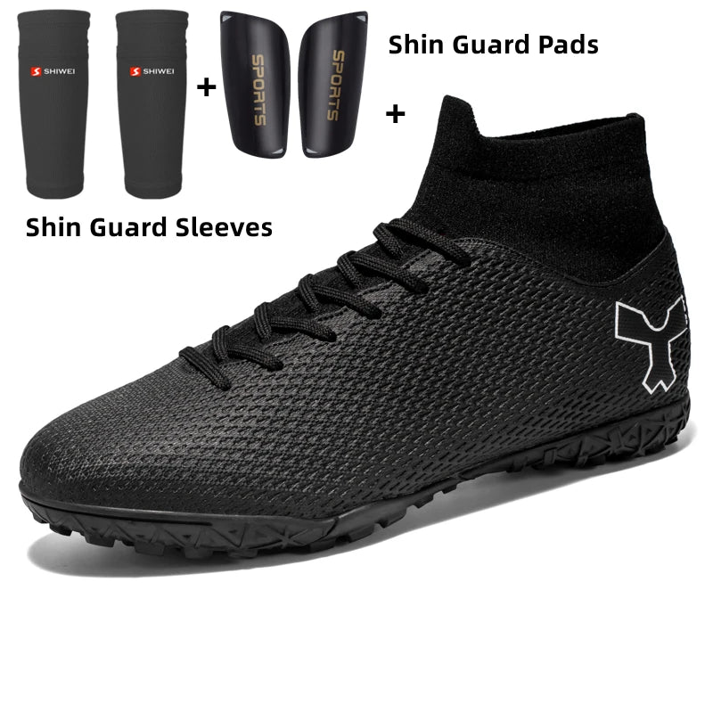 Hoogwaardige voetbalschoenen voor heren, duurzame voetbalschoenen voor jongens, lichtgewicht voetbalschoenen voor kinderen, futsal-trainingsschoenen, voetbalschoenen met noppen