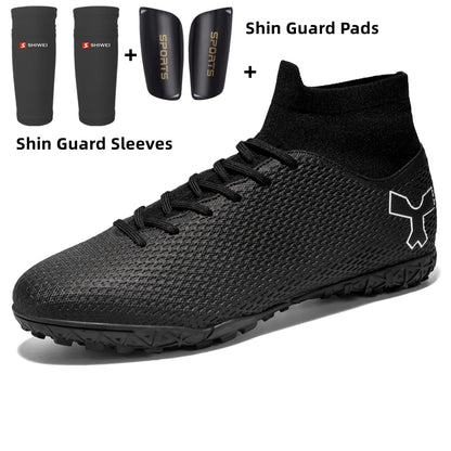 Hoogwaardige voetbalschoenen voor heren, duurzame voetbalschoenen voor jongens, lichtgewicht voetbalschoenen voor kinderen, futsal-trainingsschoenen, voetbalschoenen met noppen