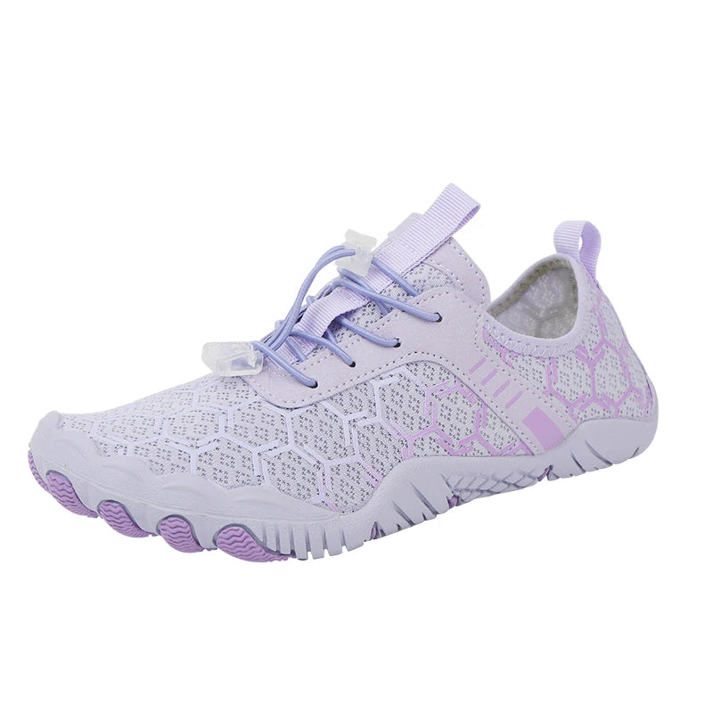 Damen Herren Aqua-Schuhe zum Waten im stromaufwärts fließenden Wasser Wassersneaker Schnelltrocknend Strand Barfuß Outdoor Waten im stromaufwärts fließenden Wasser Wassersport Schwimmschuhe