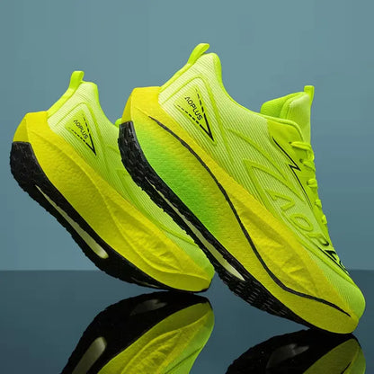 2026 Air Cushion Jogging Shoes Running Shoes Carbon Board Marathon Men Sports Breathable Lightweight Women's Nonskid Sneakers