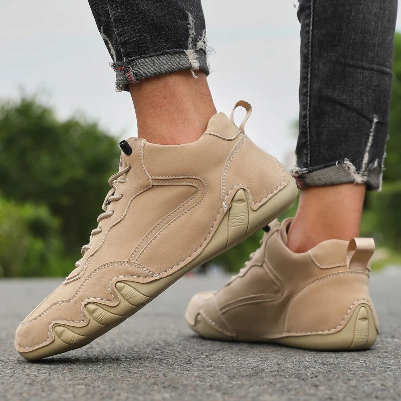 Herren-Freizeitschuhe, bequem, hochwertiges Leder, modisch, lässig, Slipper, Sportschuhe zum Wandern, Facon-Designerschuhe