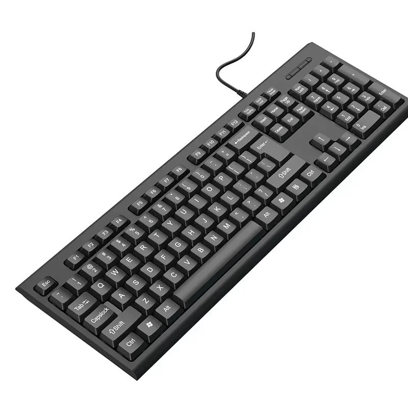 Tastiera gaming RGB cablata USB a 104 tasti, cavo da 1.3M, tastiera a membrana con sensazione meccanica per PC, laptop, Windows e IOS