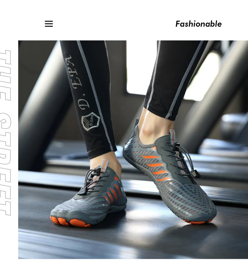 Herren Damen Wasserschuhe Aqua-Schuhe Drainage-Schuhe Strandsport Schwimmsandalen Schnelltrocknend Bootfahren Barfuß Tauchen Angeln Surfen Sneaker