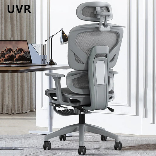 UVR Office Chair Sedentary Comfortable Reclining Stool Ergonomic Design Armchair Swivel Adjustable Computer Gaming Chair