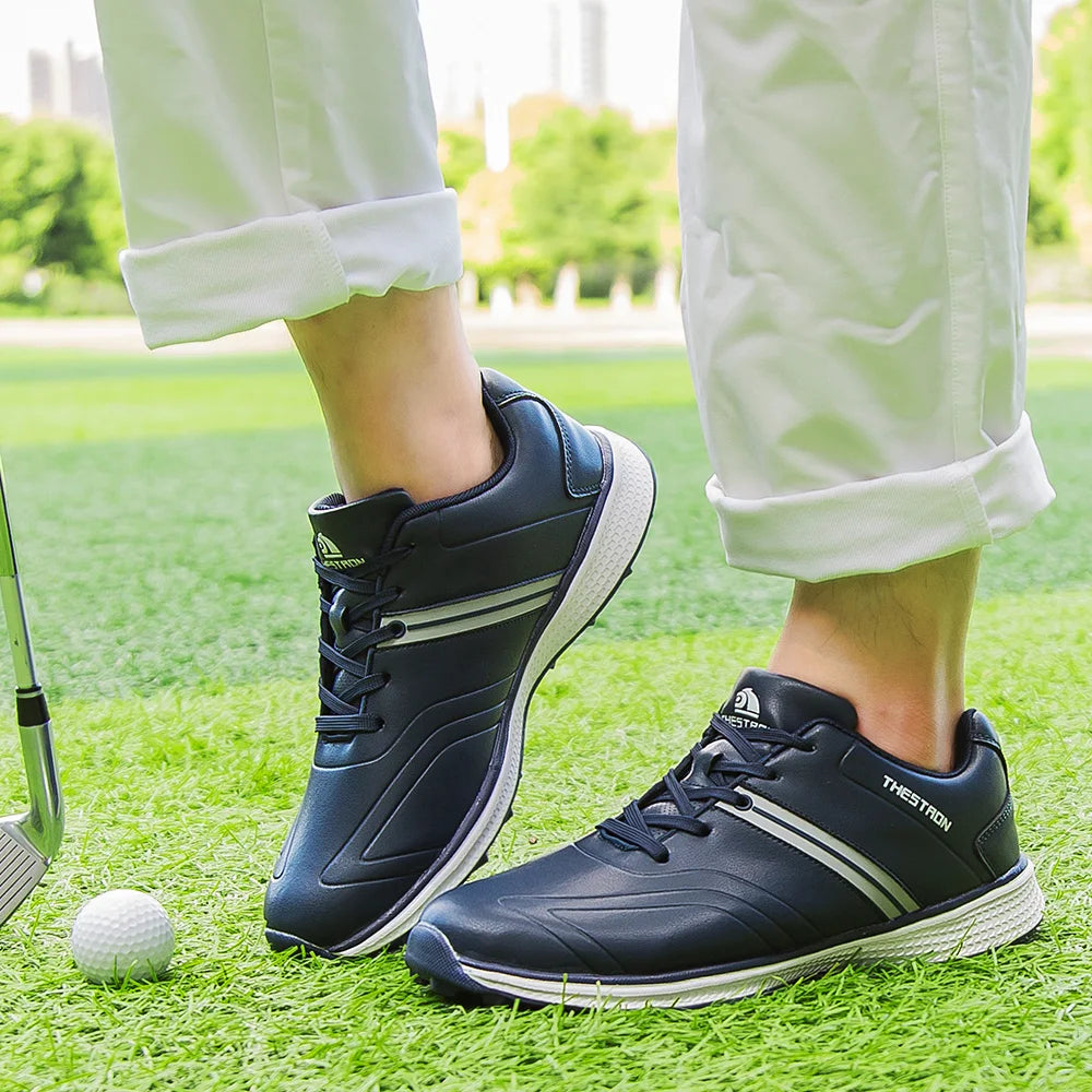 Waterproof Men Golf Shoes Professional Lightweight Golfer Footwear Outdoor Golfing Sport Trainers Athletic Sneakers Brand