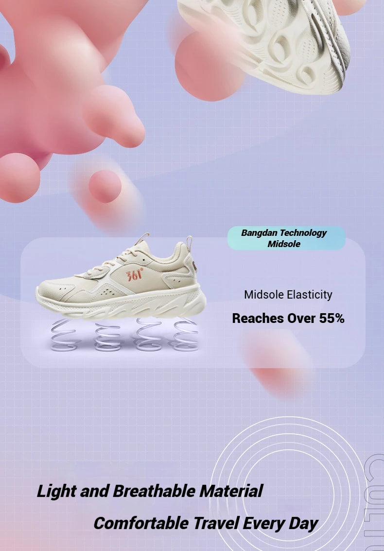 361 Degrees Scarpe da corsa sportive da donna con assorbimento degli urti e rimbalzo, sneakers comode e alla moda adatte a ogni occasione, modello da uomo 682232237