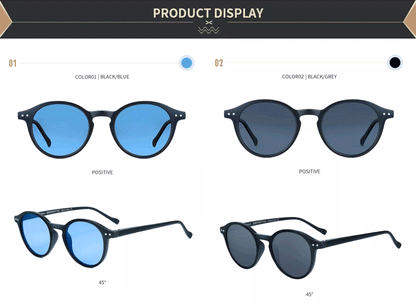 ZENOTTIC (S Size) Retro Circular Polarized Sunglasses 2026 2025 Men Women Vintage Small Round Sun Glasses UV400 Goggles Shades
