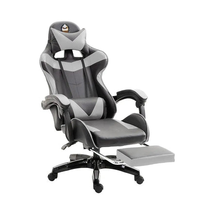 Gaming chair Gaming armchair Height Adjustable Office Chair with Adjustable Recumbent Function with Cat Ears and Pillows