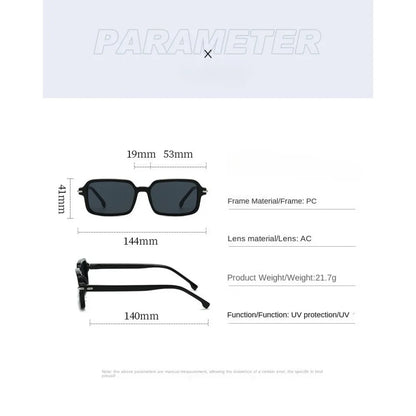 Metal Rimless Sunglasses Metal Hinges Men's Women's Beveled Edge Outdoor UV Protection Eyewear Brand Designer Stylish Glasses