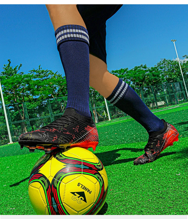 Pánske futbalové kopačky Veľkoobchod Kopačky s klincami Protisklzové tenisky Tréningové futbalové topánky Najvyššia kvalita FG Drop Shipping Unisex pre dospelých