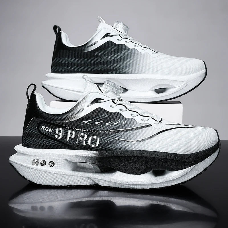 New men's and women's running shoes breathable racing sports shoes carbon cushioning lightweight men's jogging training shoes