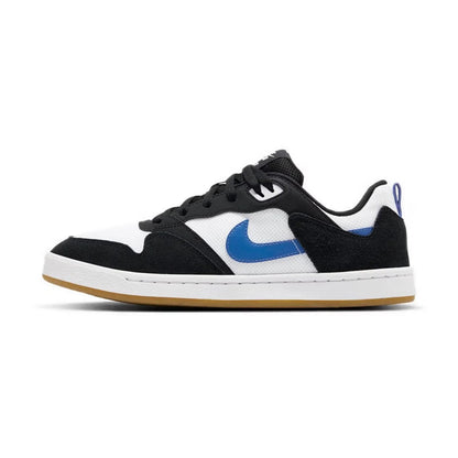 Nike SB Alleyoop Suede Low-Top Skate Shoes for Men in Black, White, and Red CJ0882-102