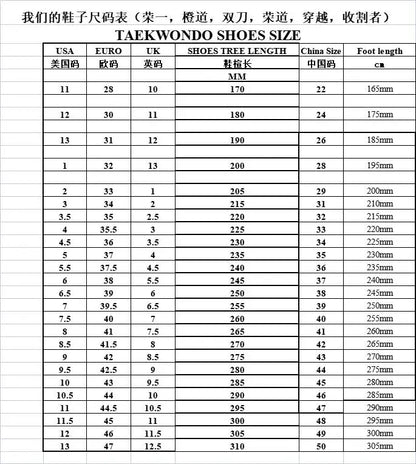 Zapatillas de taekwondo transpirables y resistentes al desgaste, para kickboxing y kung fu. Zapatillas profesionales de taekwondo y artes marciales, para niños y adultos.