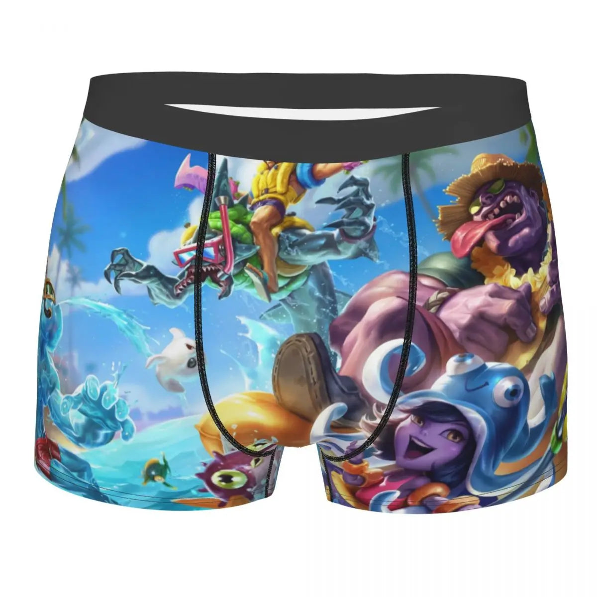 Ornn League of Legends LOL Jogos MOBA Cuecas Cuecas respiráveis Roupa interior masculina Calções sensuais Boxers