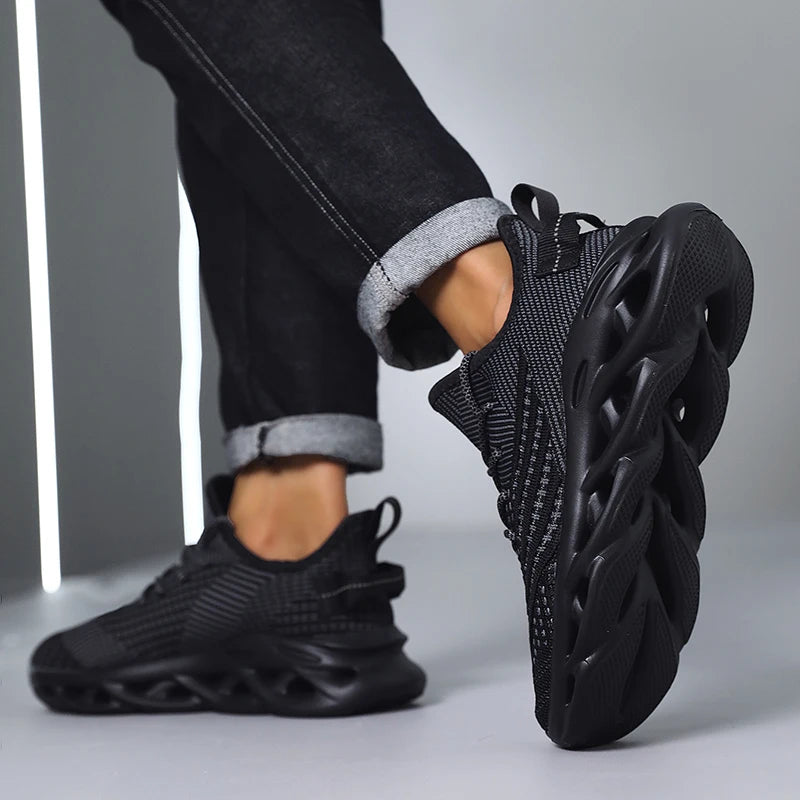 Men Sneakers Comfortable Breathable Mesh Tennis Outdoor Sports Running Gym Jogging Shoes Flat Lightweight Walking Shoes for Men