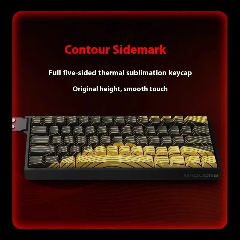 FGG Madlions Mad60 Mad68 He Mechanical Keyboard Magnetic Switch 8k Wired Rgb Hot Swap Custom Keyboard Esport Game Gift Accessory