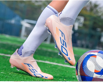 Men's Soccer Shoes Grass Football Boots Ultralight Sport Comfortable Indoor Cleats Non Slip Fg Turf Futsal Adult Non-Slip