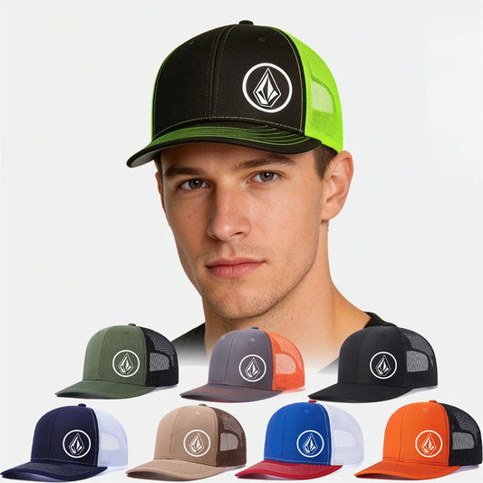 Hot Sales Summer Mesh Baseball Cap Men Women Fashion Outdoor Casual Breathable Unisex HipHop Trucker Cap Snapback Dad Hat Gorras
