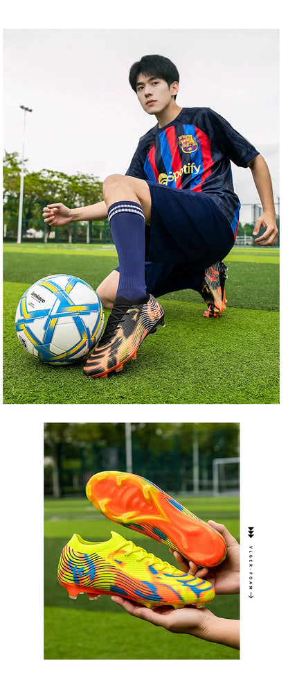 Men's Professional Football Boots Durable Comfortable Training Male Soccer Shoes Ultralight Top Quality Match Football Shoes