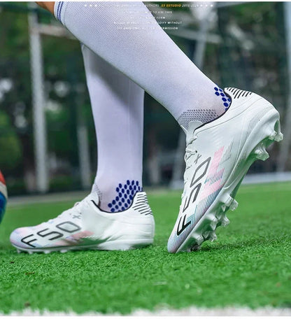 Nouvelles chaussures de football pour hommes, chaussures d'entraînement, chaussures de sport pour terrain gazonné, chaussures de football pour activités de plein air, baskets antidérapantes, chaussures professionnelles po