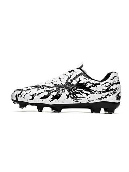 Chaussures de football pour hommes, modèle AG FG, design aérodynamique et léger, excellente adhérence, idéales pour les entraînements quotidiens sur gazon et les matchs de l’équipe de football de l’école.