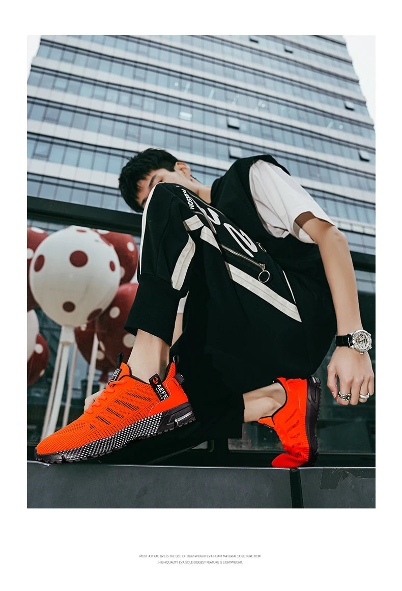 Nouveaux hommes chaussures de course respirant chaussures de sport de plein air baskets légères pour hommes chaussures d'entraînement athlétiques confortables