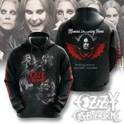 Men's Hoodie New Rock Ozzy Osbourne Band 3d Print Hoodies Men Women Fashion Street Hoodie Sweatshirt Women Coat Hip Hop Sudadera