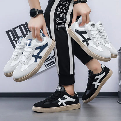 Herren-Freizeitschuhe – Leichte Freizeit- und Outdoor-Wanderschuhe – Sneaker – Rutschfeste flache Herrenschuhe
