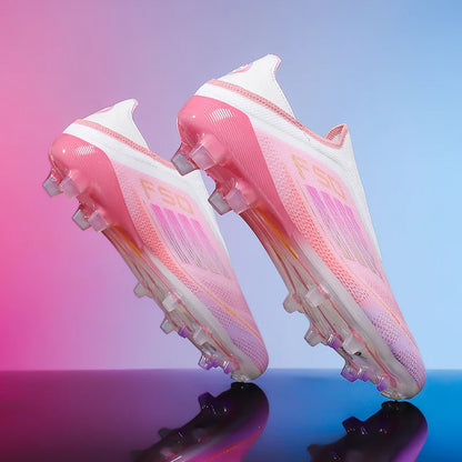 Men Soccer Shoes Training Football Boots Indoor Sneakers TF Long Spikes Match Futsal Ultralight Breathable Cleats Drop Shipping