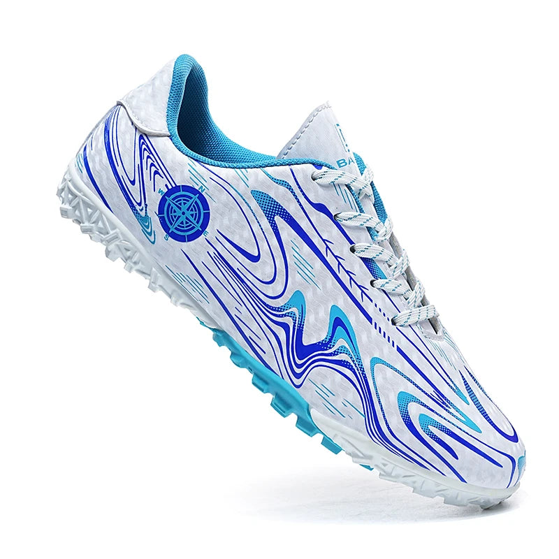 Kids Youth Soccer Cleats Football Shoes Men Non-Slip Breathable Lightweight Training Sneakers Boys Children Football Match Boots