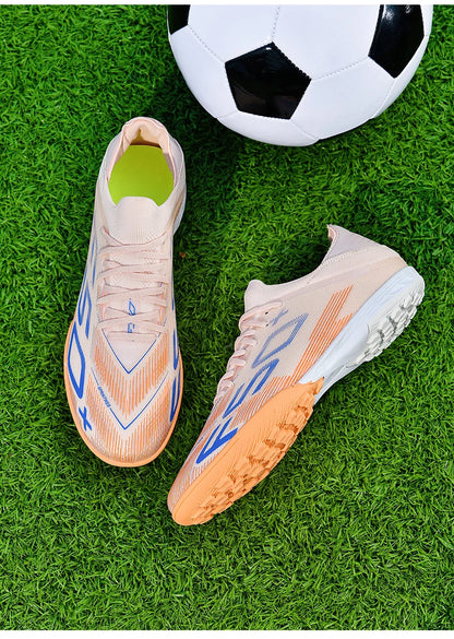 New Men's Soccer Shoes Match Football Boots Sneakers Non-Slip Grass Cleats High-Quality Futsal Indoor Hot-Selling High-Top Outdoor