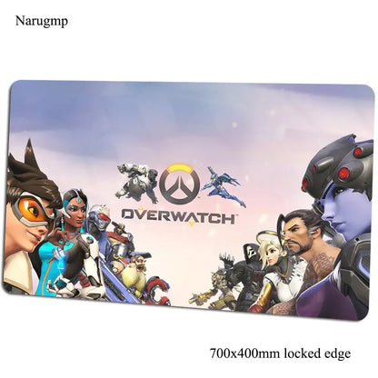 overwatch mouse pad 700x400x3mm gaming mousepad anime Personality office notbook desk mat Boy Gift padmouse games pc gamer mats