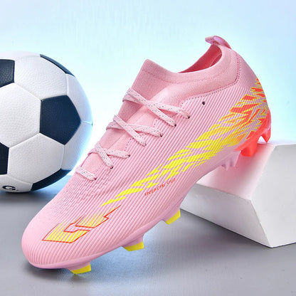 Nouvelles chaussures de football professionnelles pour hommes, chaussures de football antidérapantes, unisexes, respirantes, chaussures de futsal, nouvelles chaussures à crampons, livraison directe, ultralégères