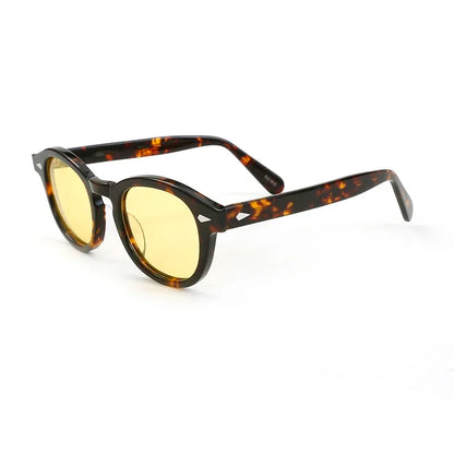 Polarized Sunglasses Men Sun Glasses Woman Johnny Depp Lemtosh Luxury Brand Vintage Acetate Frame Goggles