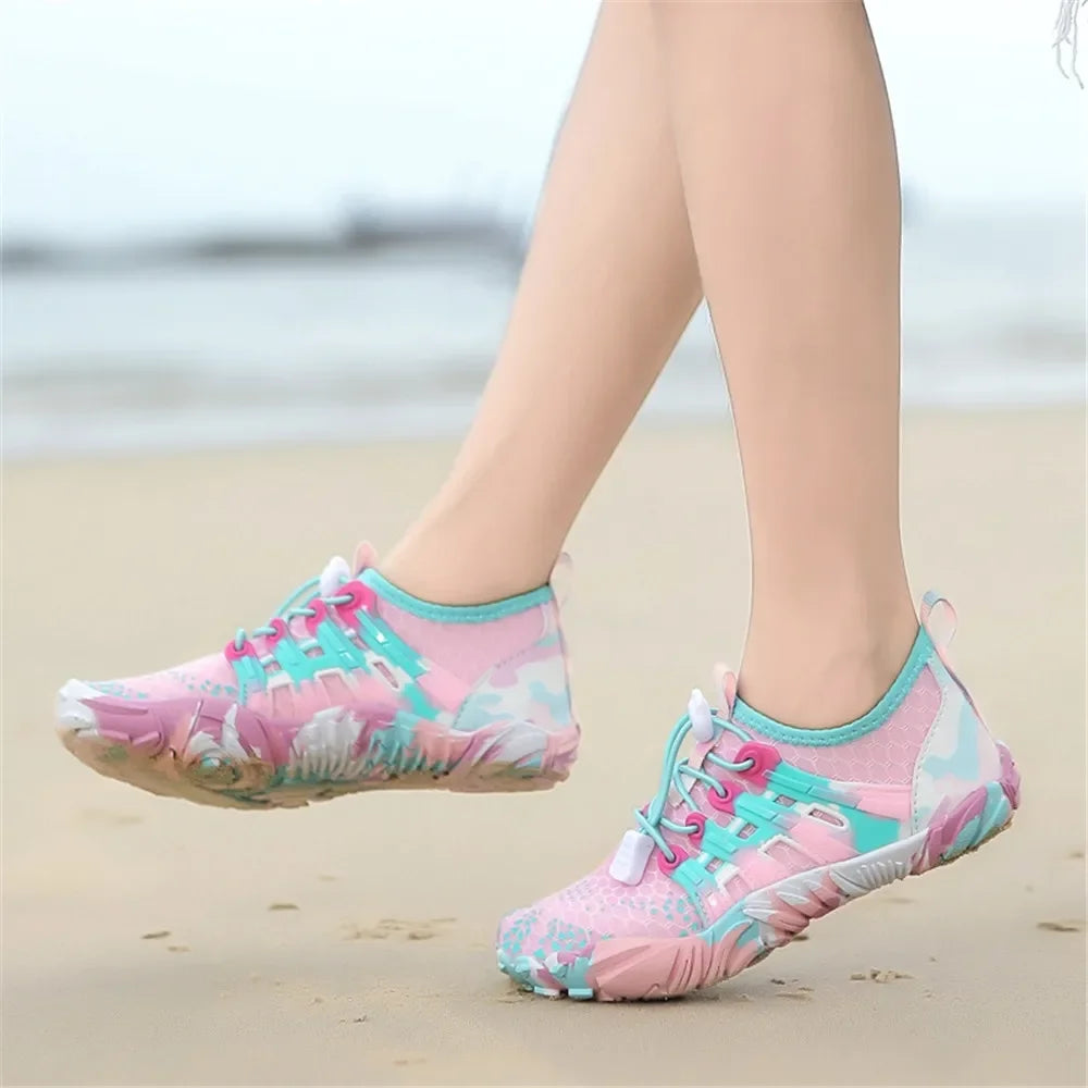 12 Farben Wasserschuhe für Kinder, Sommer, Strand, Five Fingers, Barfuß, Schwimmen, Aqua-Schuhe, schnell trocknend, Meer, Fluss, Kindersneaker