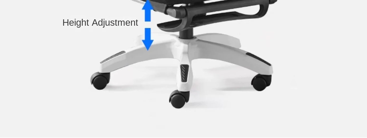 Ergonomischer Relaxsessel, bequemer Bürostuhl, Computerstuhl für zu Hause, Studentenwohnheim, Gaming-Stuhl mit Fußstütze