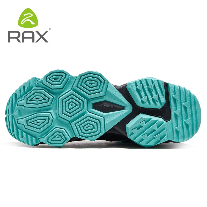 Παπούτσια τρεξίματος RAX για άνδρες και γυναίκες, αθλητικά παπούτσια για υπαίθριες δραστηριότητες, ελαφριά και αναπνεύσιμα πάνινα παπούτσια, επάνω μέρος από πλέγμα Air Mesh, αντιολισθητική εξωτερική σόλα από φυσικό καουτσούκ