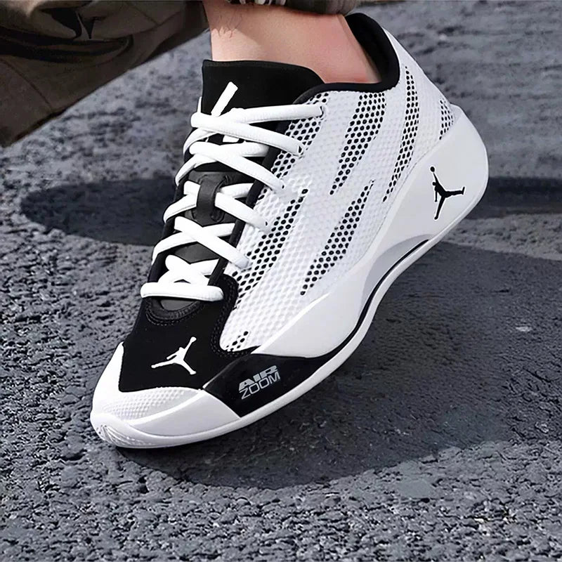 Chaussures de basket-ball Nike authentiques - Nouveau modèle LUKA77 - Baskets blanches pour l'entraînement et les activités sportives IF1611-104