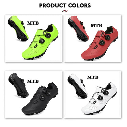 Chaussures de cyclisme pour homme : chaussures de course sur route à fixation automatique, chaussures de sport, chaussures d'entraînement sans crampons ; chaussures de cyclisme pour femme avec crampons SPD