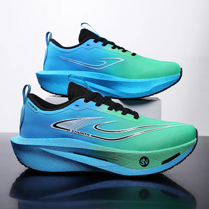 Mens Running Shoes 2025 New Professional Cushioned Breathable Marathon Fashion Sports Training Kightweight Sneakers for Man