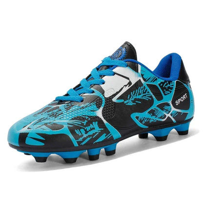 Chaussures de football pour hommes et enfants, crampons, ultra-légères, antidérapantes, pour terrain gazonné, chaussures de football professionnelles pour adultes, chaussures d'entraînement pour garçons, livraison direc