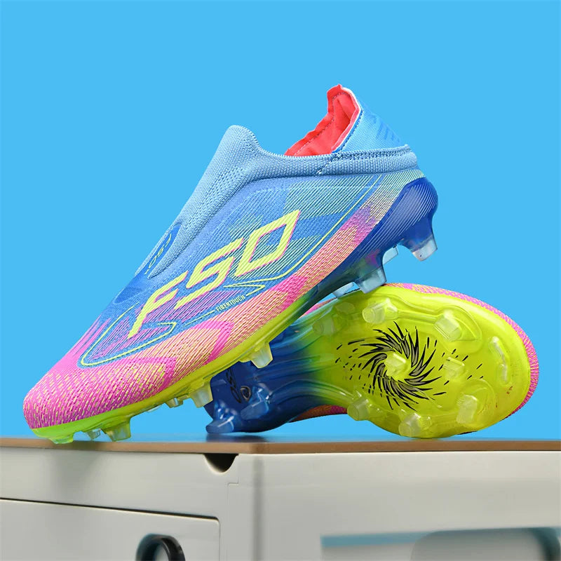 Herren-Fußballschuhe New Society für Rasen, atmungsaktive ultraleichte Outdoor-Sportschuhe für Erwachsene, Fußball-Sneaker für Herren
