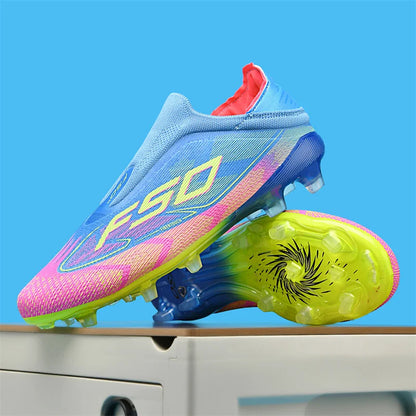 Herren-Fußballschuhe New Society für Rasen, atmungsaktive ultraleichte Outdoor-Sportschuhe für Erwachsene, Fußball-Sneaker für Herren